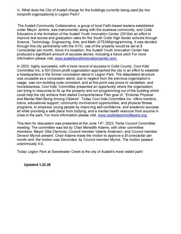 Council Meeting Q & A page 5